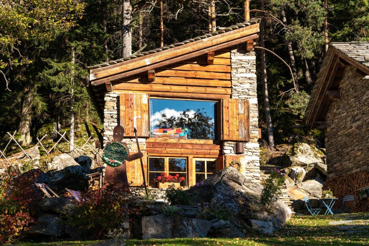 Resalbert Chalet Chiavenna Exterior foto