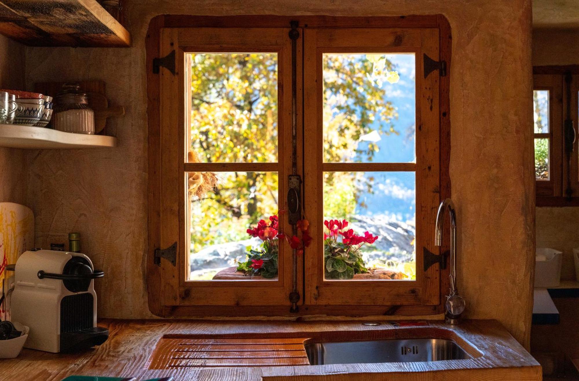 Resalbert Chalet Chiavenna Exterior foto