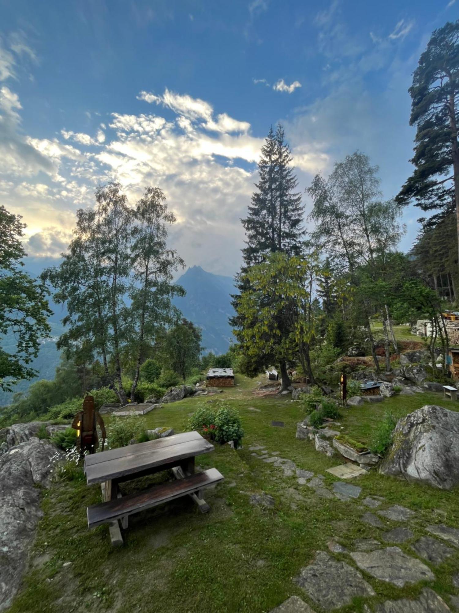 Resalbert Chalet Chiavenna Exterior foto