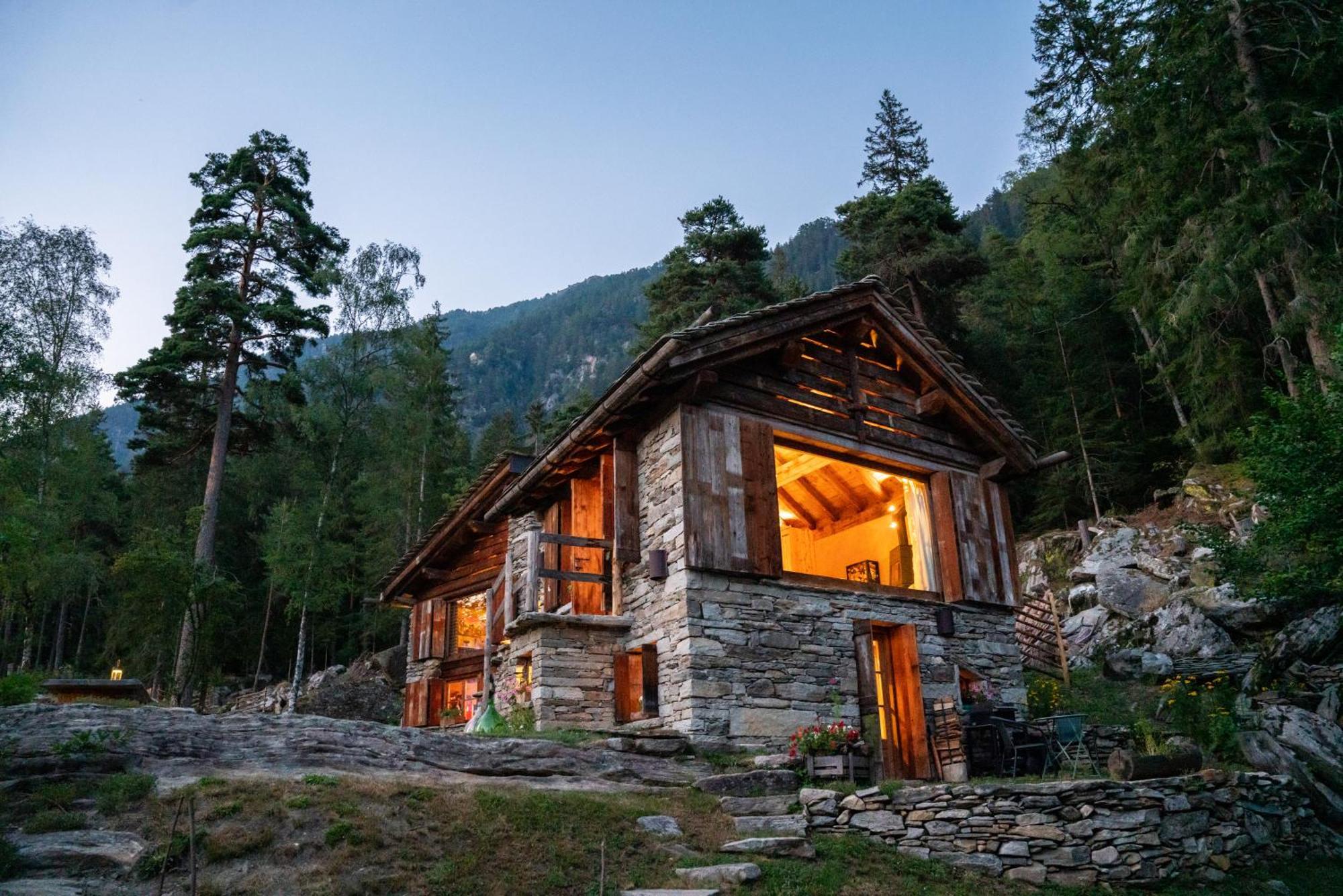Resalbert Chalet Chiavenna Exterior foto