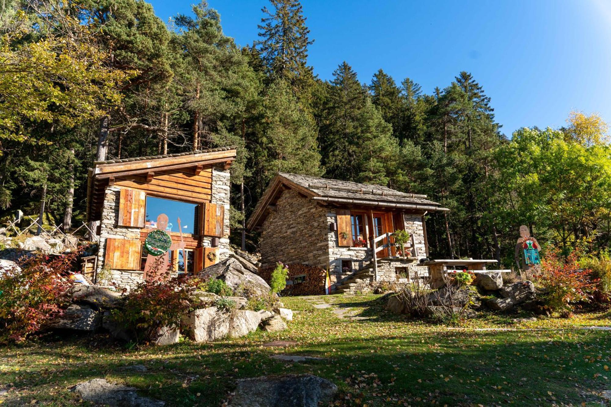 Resalbert Chalet Chiavenna Exterior foto