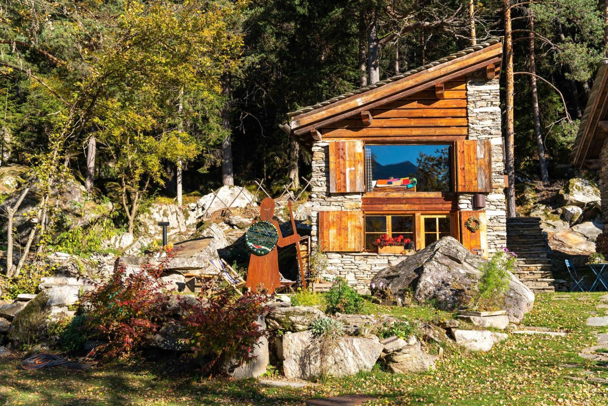 Resalbert Chalet Chiavenna Exterior foto